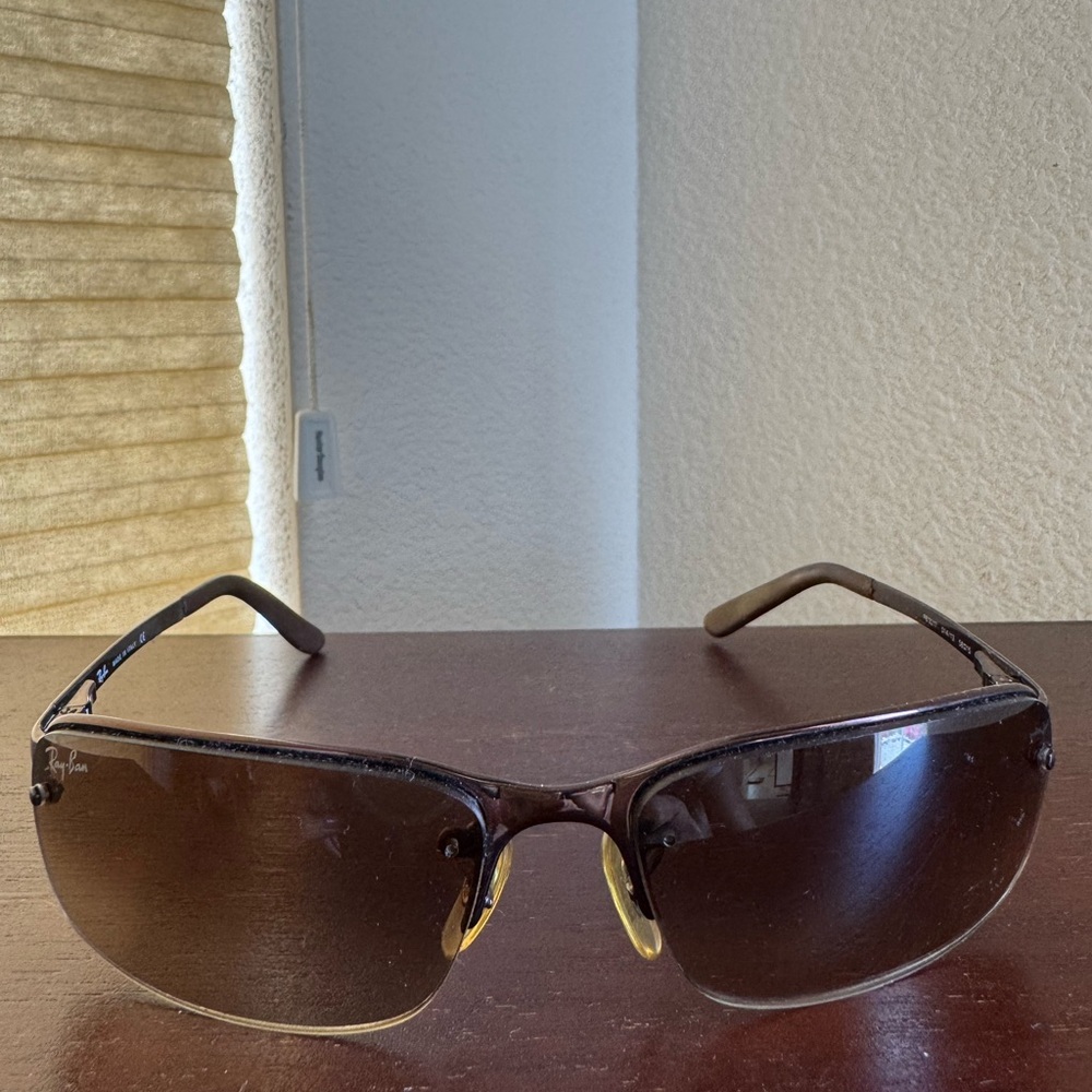 Ray-Ban Black and Brown Sunglasses